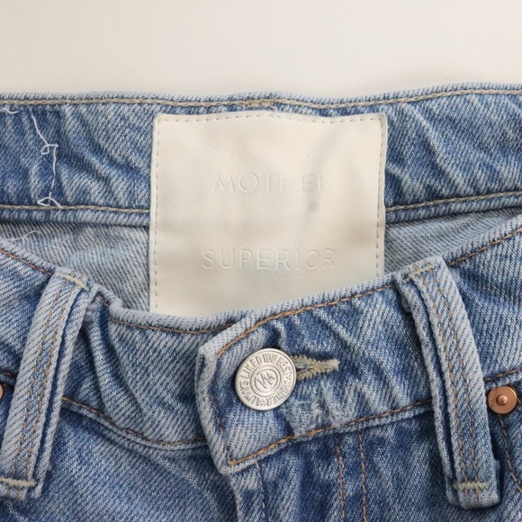 MOTHER Superior The Down Low Spinner Hover Holy Roller Jeans 23 Wide Leg Baggy - Picture 9 of 12